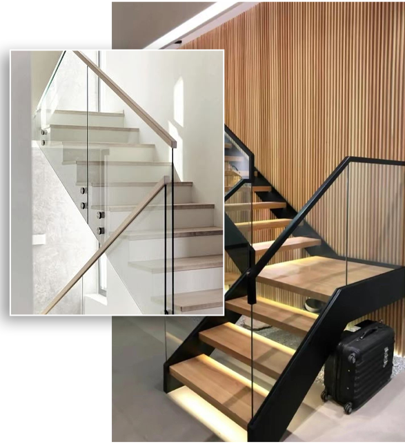 Our Glass Stair Railing Options
